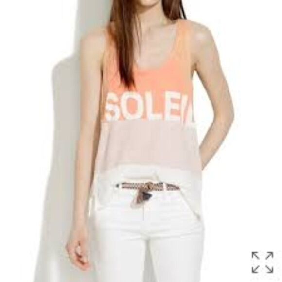 MADEWELL Soleil Cotton & Linen Top Small - Picture 1 of 8